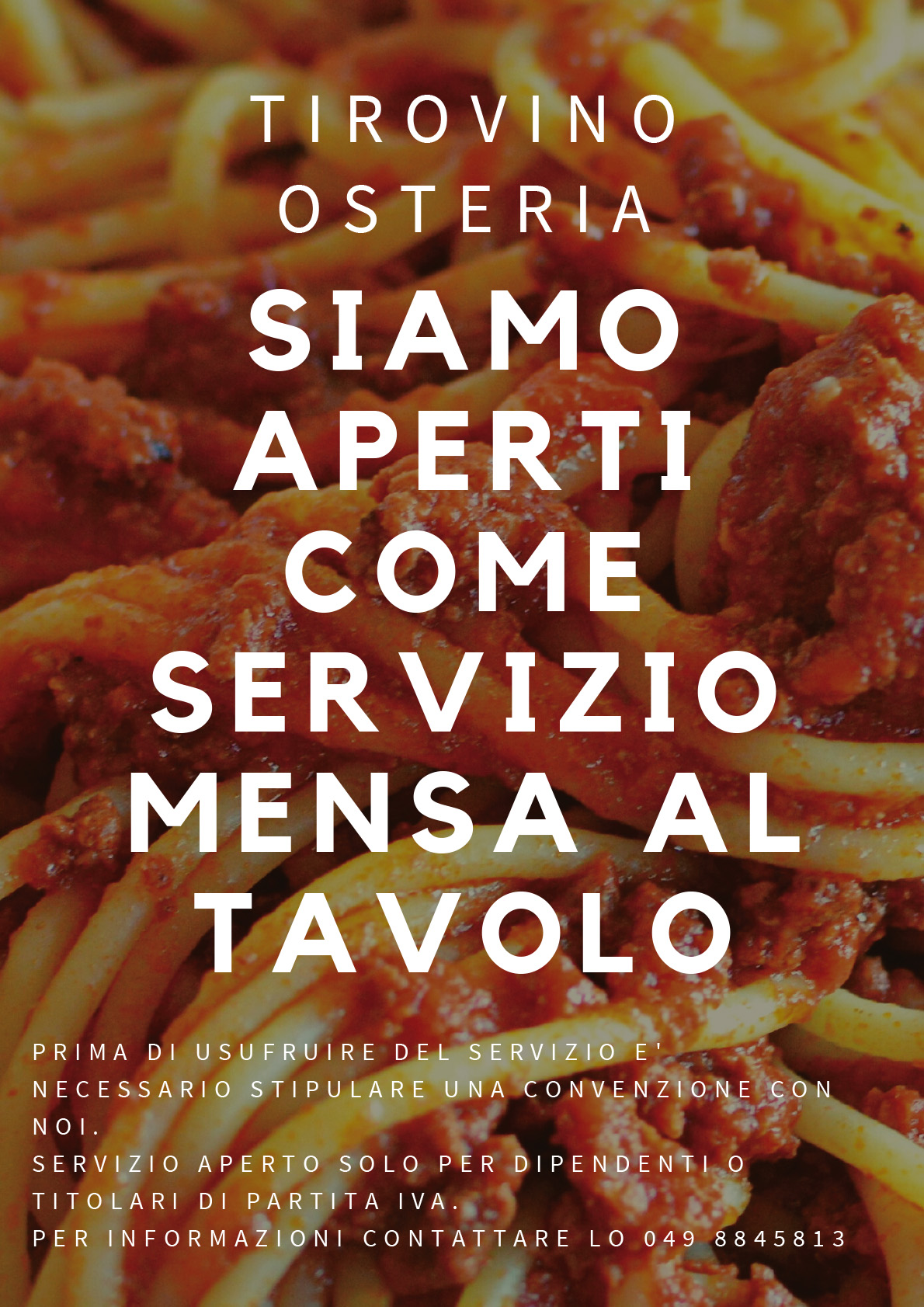 Spaghetti Photo Background Theatre Poster