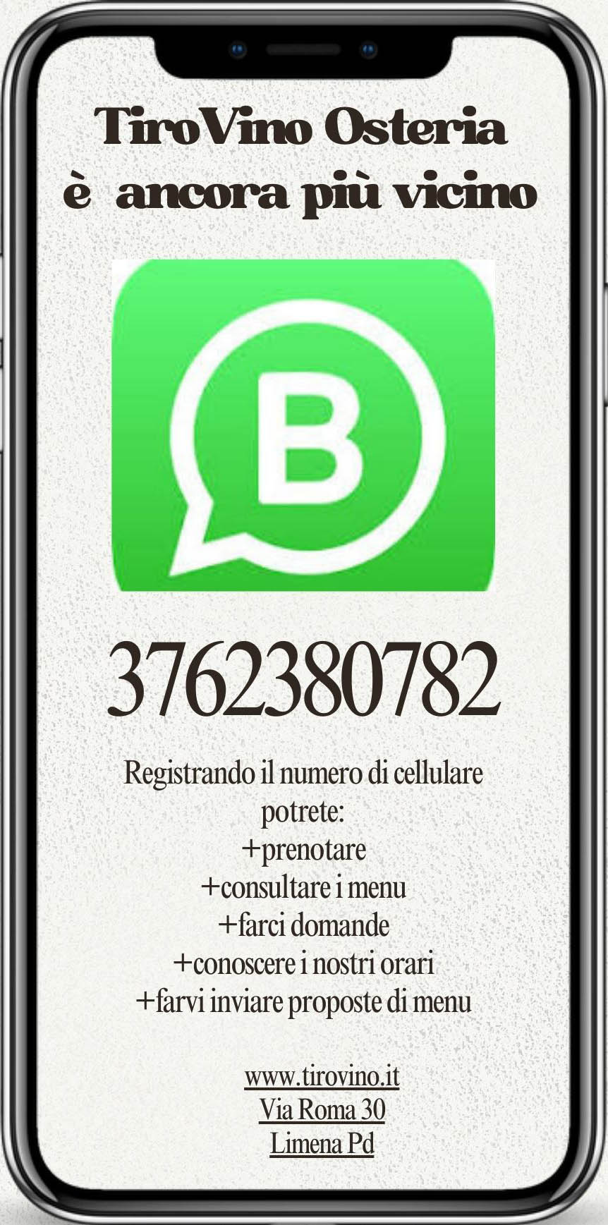 numero whatsapp tirovino