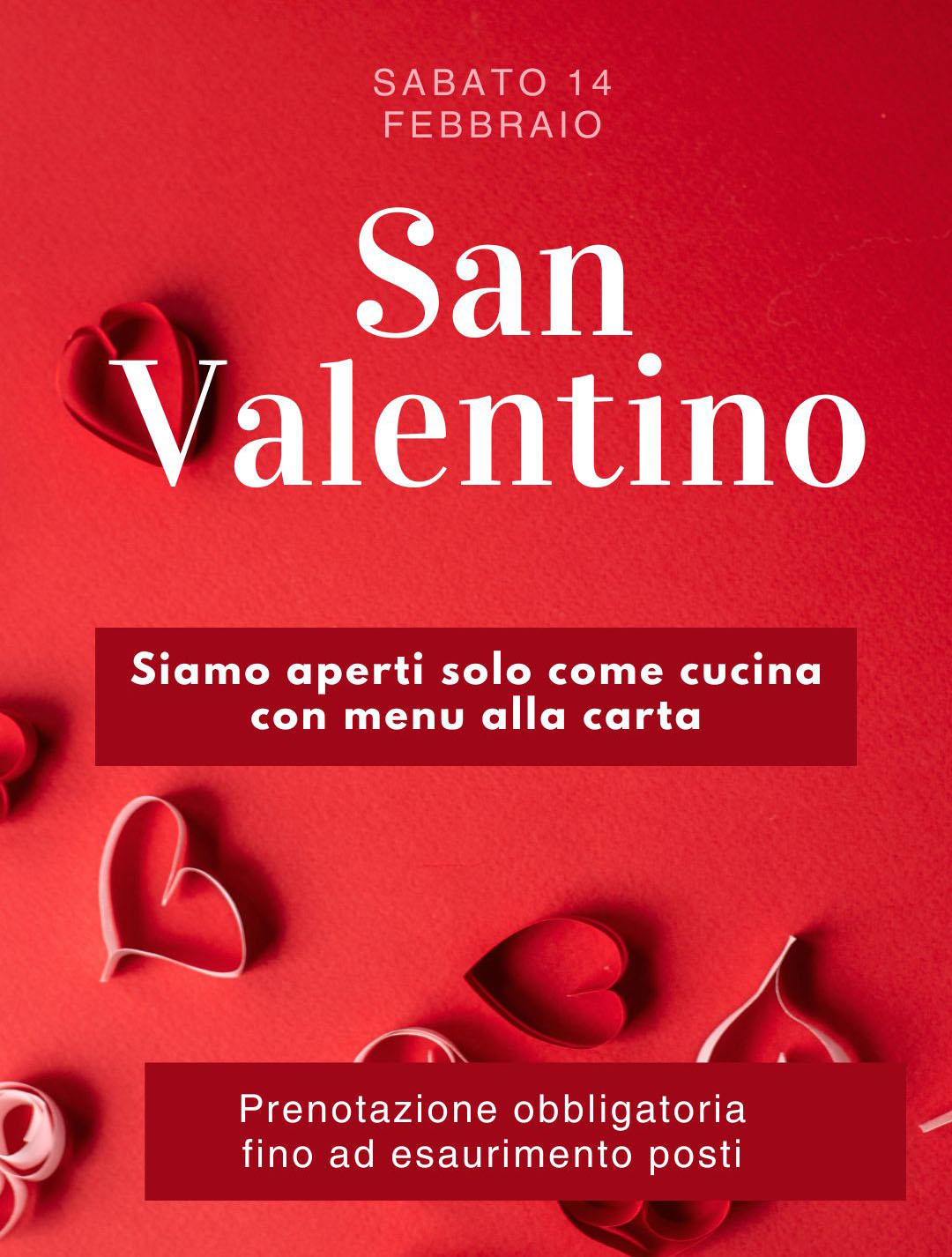 Rosso Bianco Semplice Auguri San Valentino Amore Storia Instagra